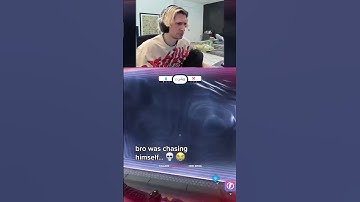 bro was chasing himself... 🤣