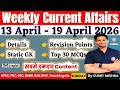 13 - 19 April Current Affairs 2026 | Daily Current Affairs | Current Affairs Today | MJT Education