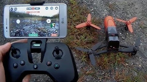 Parrot Bebop 370 meter run out FLYPAD CELL PHONE Setup range test