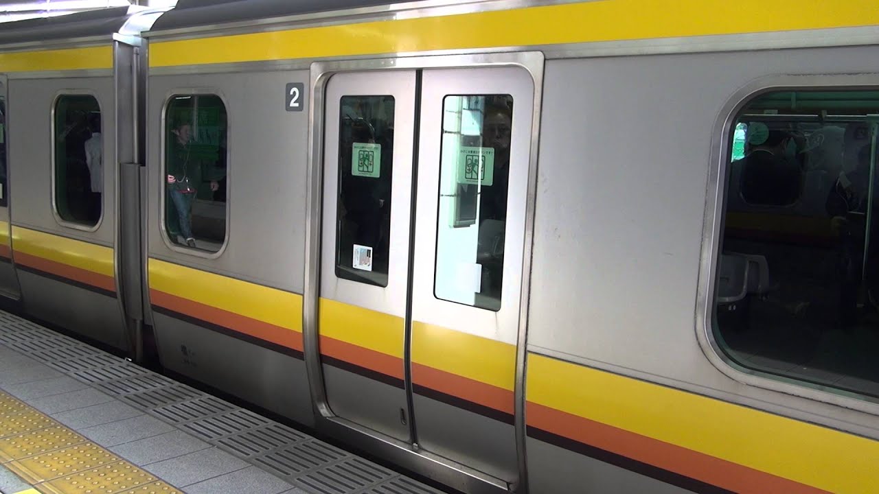 JR南武線 登戸駅 朝の通勤ラッシュ 始発電車のし烈な席取り合戦 朝7時30分～8時10分頃