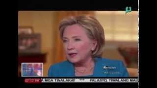 [News@1] Globalita: Hillary Clinton, tatakbong presidente sa susunod na taon