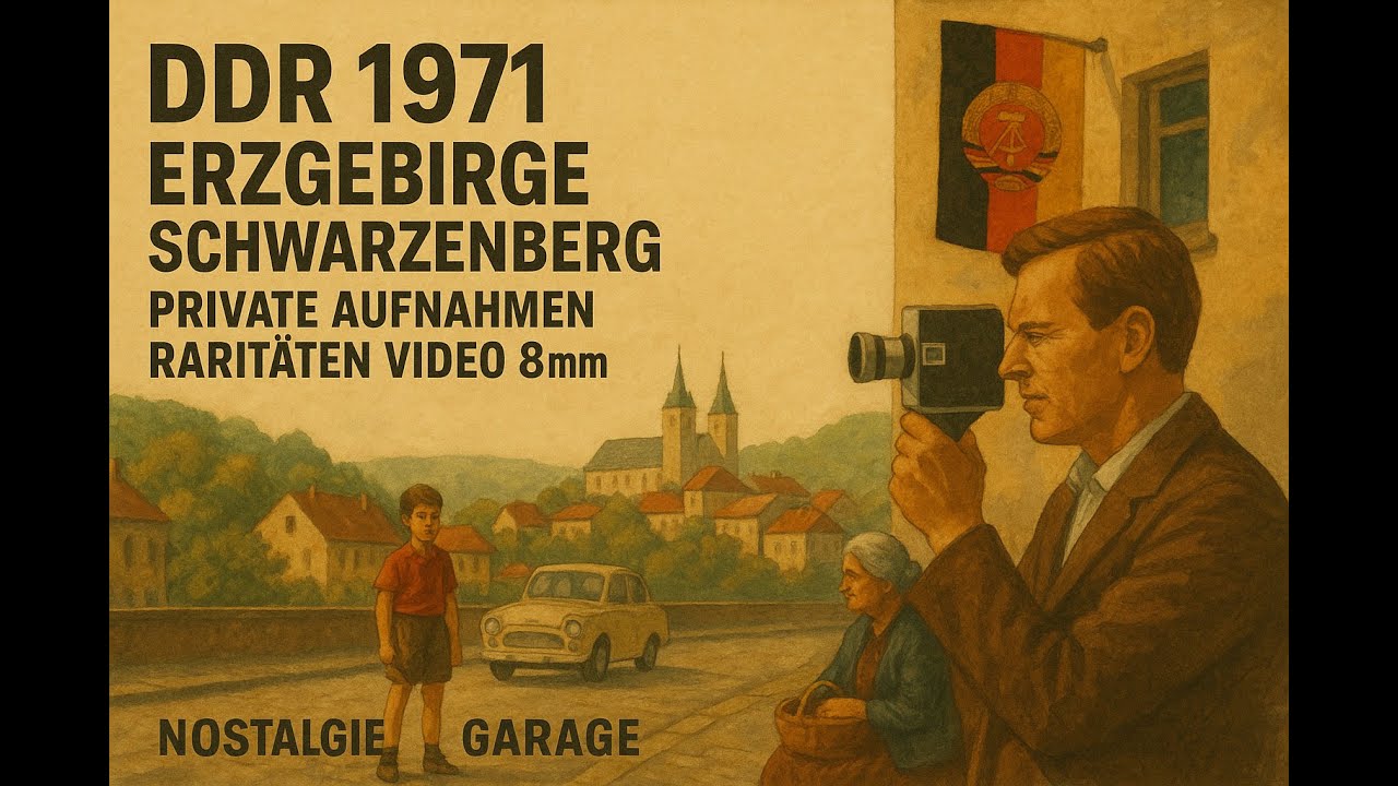 DDR 1971 Erzgebirge Schwarzenberg private Aaufnahmen Raritäten Video  8mm