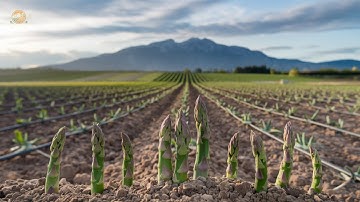 The ABSOLUTE BEST Way to Harvest Millions of Asparagus | Farming Documentary