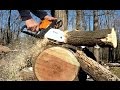 STIHL Chainsaw MS 180  cbe CUTTING!