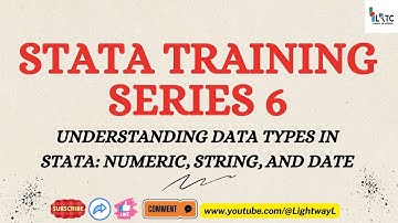 Understanding Data Types in Stata Numeric, String, and Date | Beginner
