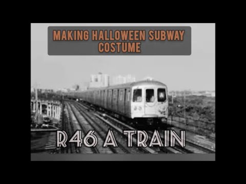 Halloween NYC R46 Subway costume - YouTube