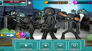 Anger of stick 5 / level 29 zombie mode / woodland  fullgame screenshot 5