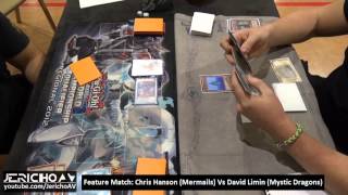 YuGiOh Nationals 2014 Australia Feature Match - Chris Hanson (45 Mermails) Vs David Limin (Dragons)