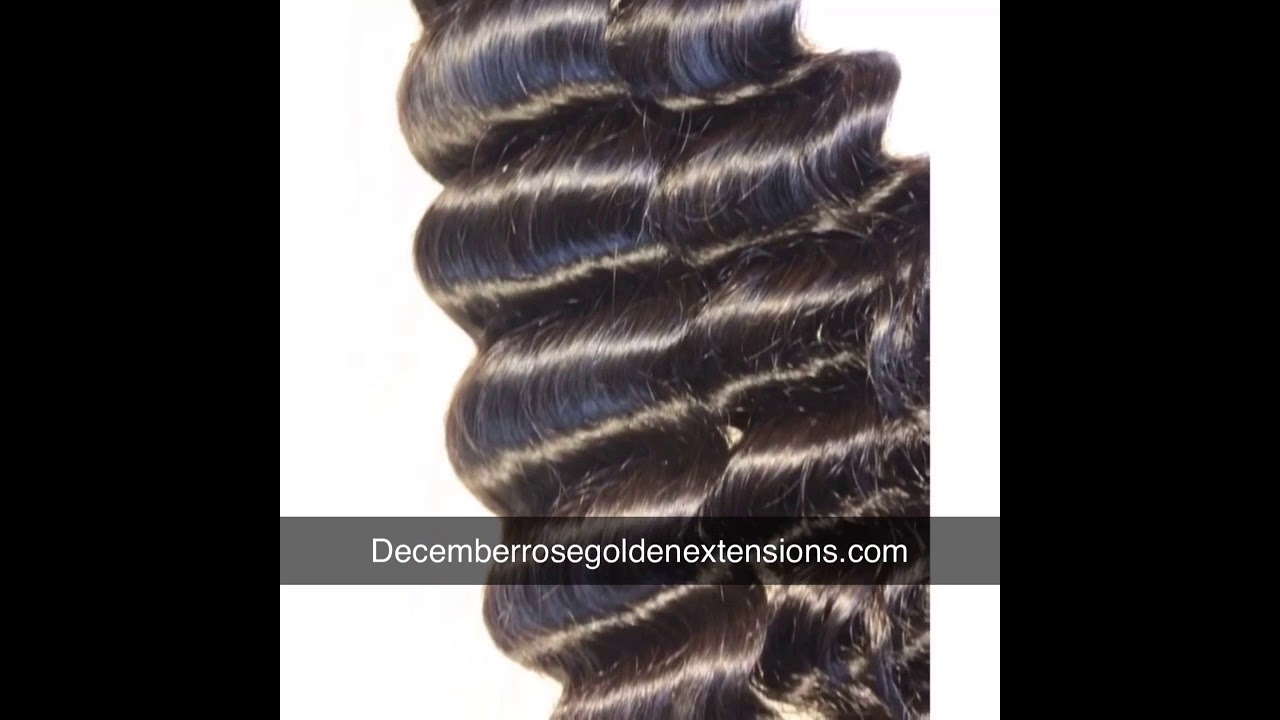 Lomi Tropical Deep Wave Bundles at December Rose Golden Extensions