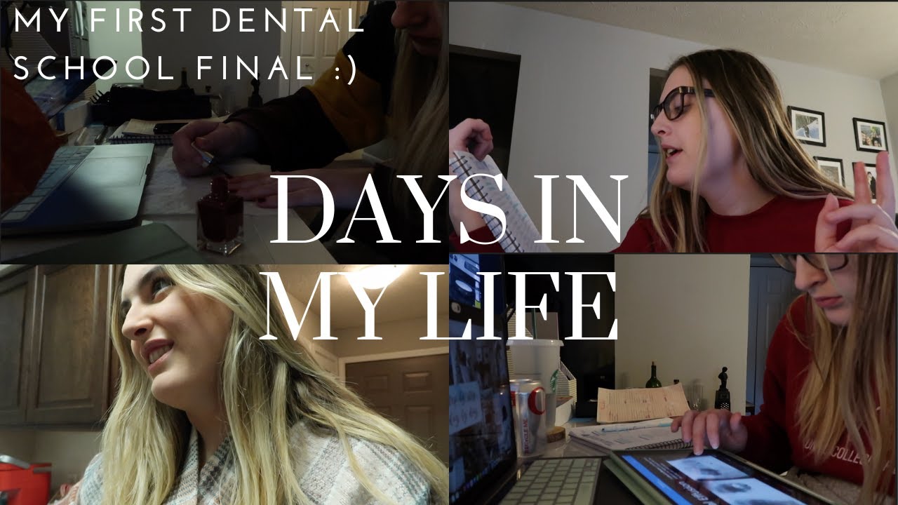 Productive Day(s) in my Life as a Dental Student ~ my first final ...