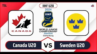 МЧМ №3. 1/2 Плей-офф. Канада U20 vs Швеция U20