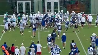 MASSIVE Brawl Erupts at Giants-Dolphins Joint Practice