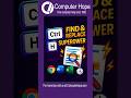 ✅Ctrl+H: The Shortcut You’re Not Using Enough!