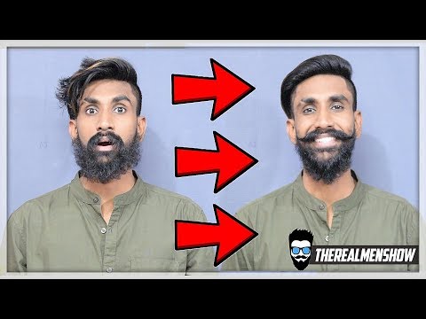 HOW TO STRAIGHTEN YOUR BEARD FT L'BERT | Ajeesh Nair | TheRealMenShow