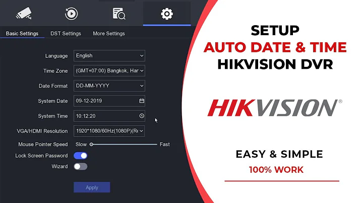How to Automatically Set Hikvision DVR Time and Date