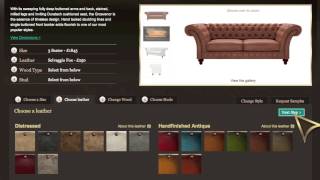 How to use our Timeless Chesterfields online Customiser