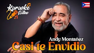 CASI TE ENVIDIO - Andy Montañez | Karaoke Versión | Karaoke Latino
