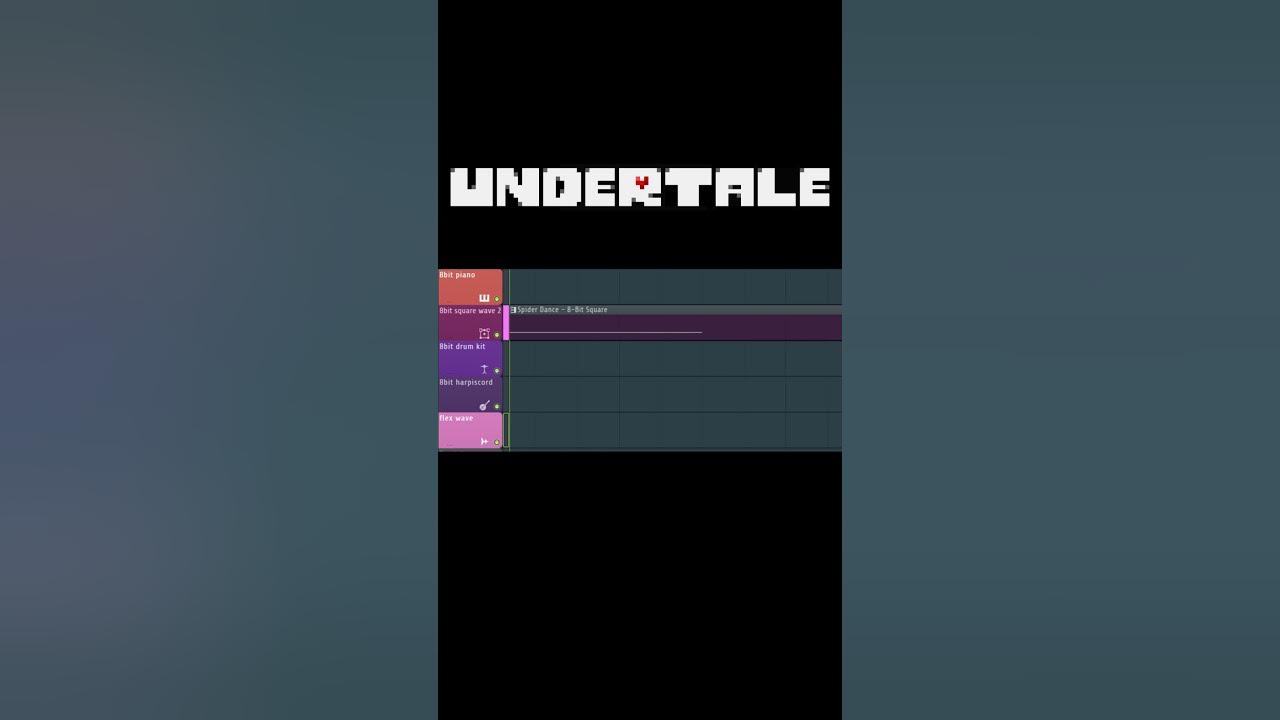 FULL VIDEO ON CHANNAL - Spider dance theme deconstructed! #undertale #music #retro