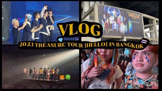 VLOG 2023 TREASURE TOUR [HELLO] IN BANGKOK / คอนเสิร์ตที่มันส์ที่สุดในชีวิต!! | dewsaweb