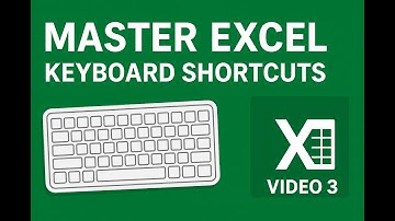 Boost Your Excel SKILLS with These Keyboard Shortcuts (Video 3)