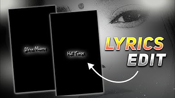 🔥Alight Motion Video Editing New Black Screen Text Shadow effect || Vinit Sah