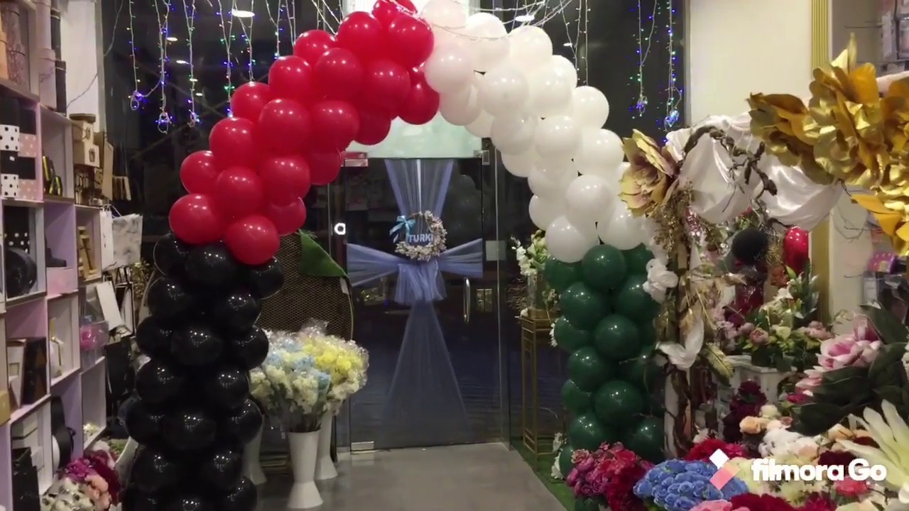 تعلم كيف تصنع قوس من البالونات بطريقه بسيطه وسهله !!😳😯Balloon
