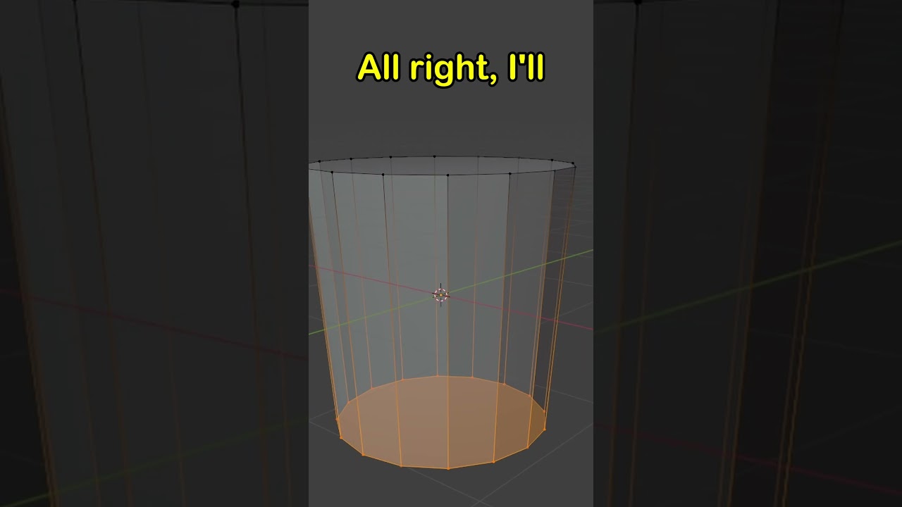 Let's Make a Trashcan in Blender!!  #blender #3dmodeling #blendermodeling #3dart (Part 1)