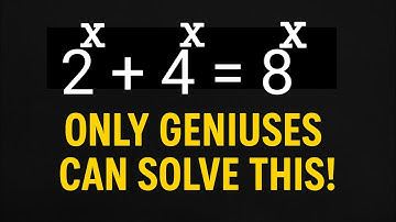 "Can You Solve This Power Puzzle? | 2ˣ + 4ˣ = 8ˣ | Math Olympiad Challenge"