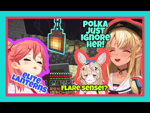 Shiranui Flare : Battle Of Two Students Polka VS Miko n Her Lantern Obsession [Hololive/Eng Sub]