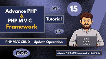 PHP MVC CRUD Tutorial – Update Operation | MVC Architecture in Hindi/Urdu #15