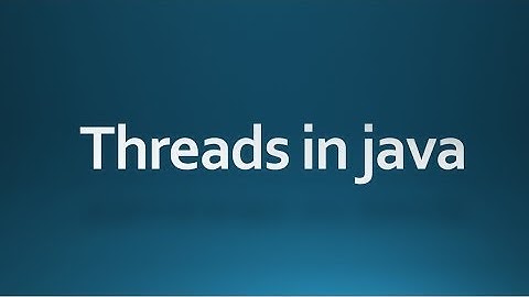 Java tutorial for beginners - 53 - Working with Threads