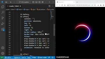 Neon loader using HTML and CSS only 🤩