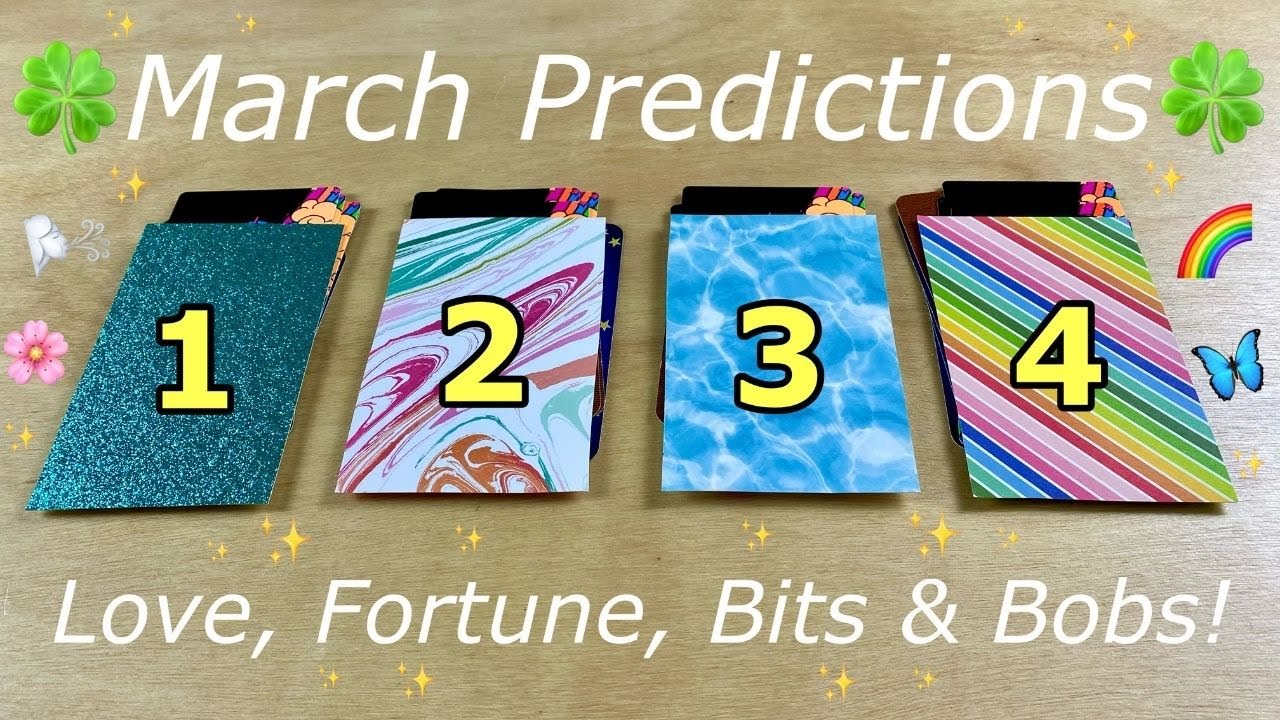 MARCH PREDICTIONS 🌸🌬🍀 PICK A CARD