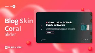 How To Use Blog Widget With Coral Skin On  Prime Slider  In Elementor screenshot 1