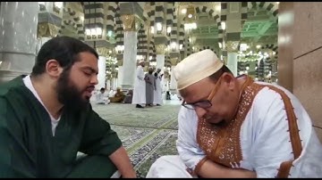 تلاوة صلاح الدين مرشيد على الشيخ عمر القزابري بالمسجد النبوي الشريف