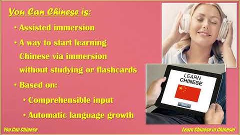 You Can Chinese: How can I acquire Mandarin Chinese with comprehensible input?