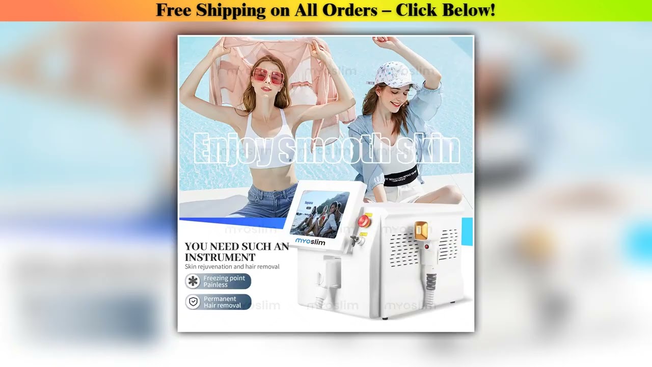 808 Diode Laser Hair Removal Machine Alexandrite  Professional  Titanium Painless ICE Platinum