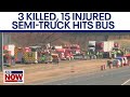 Ohio school bus crash: Semi-truck crashes into charter bus, killing three people | LiveNOW from FOX