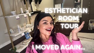 Giveaway for reaching 1K + New UPDATED solo esthetician suite tour