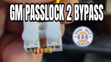 obs GM truck passlock 2 bypass kit install to eliminate security light and starting and dieing...