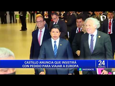 Pedro Castillo anuncia