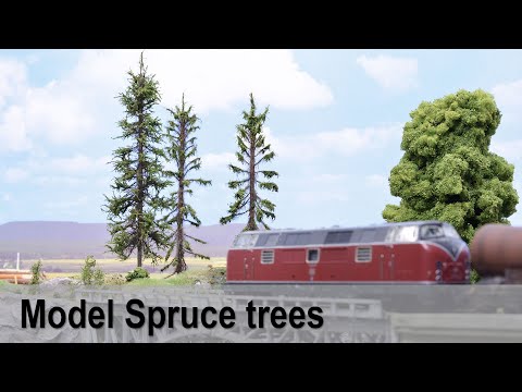 Realistic Canadian Blackspruce trees made easy