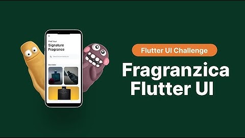 Flutter UI Challenge | Fragranzica - Fragrance App
