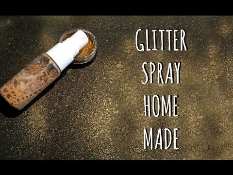 Glitter Spray Home Made + Estrazione GIVEAWAY ( Come fare i colori) Arte per Te