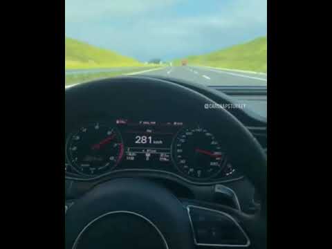 #ARABA #SNAP #STORY #İNSTAGRAM ARABA SNAPLERİ AUDİ A6 3.0 TFSİ 400 BEYGİR HIZ DENEMESİ 300KMH