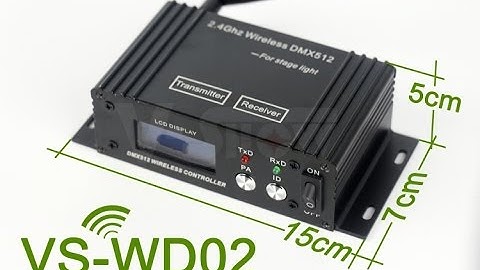 LCD wireless DMX Transmitter/Receiver