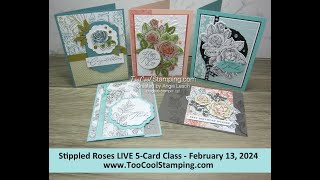 Stippled Roses LIVE Class Replay screenshot 4