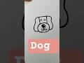 🐶✏️ Simple Dog Drawing | Easy Art for Kids #drawing4kids  #drawing #nastya #kidsdrawing #viral
