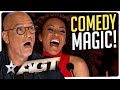 FUNNIEST America's Got Talent Magicians EVER!