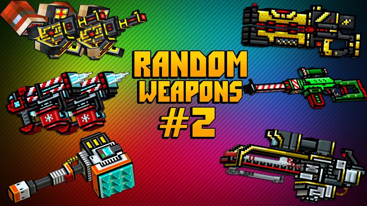 Pixel Gun 3D - Random Weapons #2 [Clan Siege Battle]